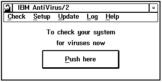 Рис. 3.40. Главное окно IBM AntiVirus/2
