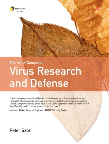 The Art of Computer Virus Research and Defense (book cover)